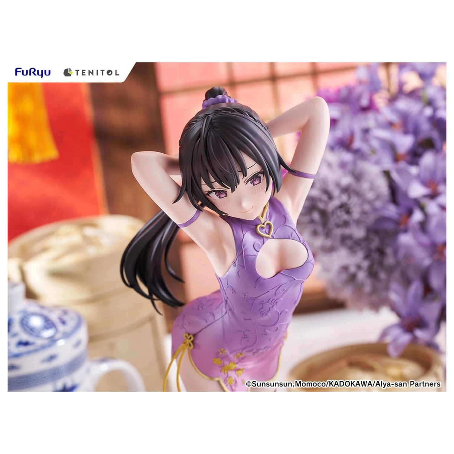 Alya Sometimes Hides Her Feelings in Russian Tenitol Tall PVC Figura Yuki Suou Cheongsam Ver. 28 cm fotografija izdelka