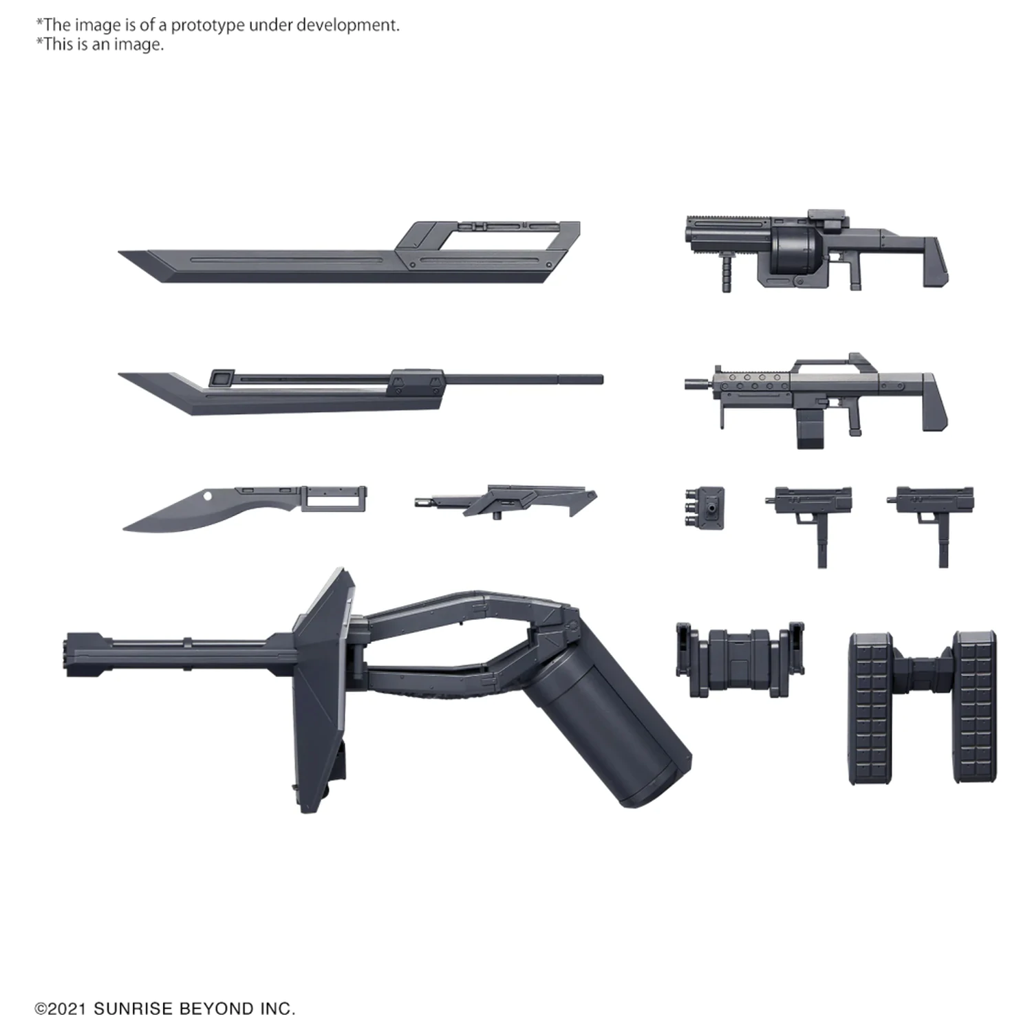 AMAIM - HG 1/72 Bojevnik AMAIM na mejni črti set orožja 2 - Komplet modela fotografija izdelka