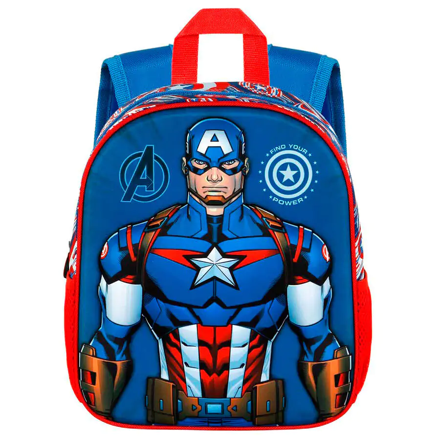 Marvel Captain America Prvi 3D nahrbtnik 31 cm fotografija izdelka