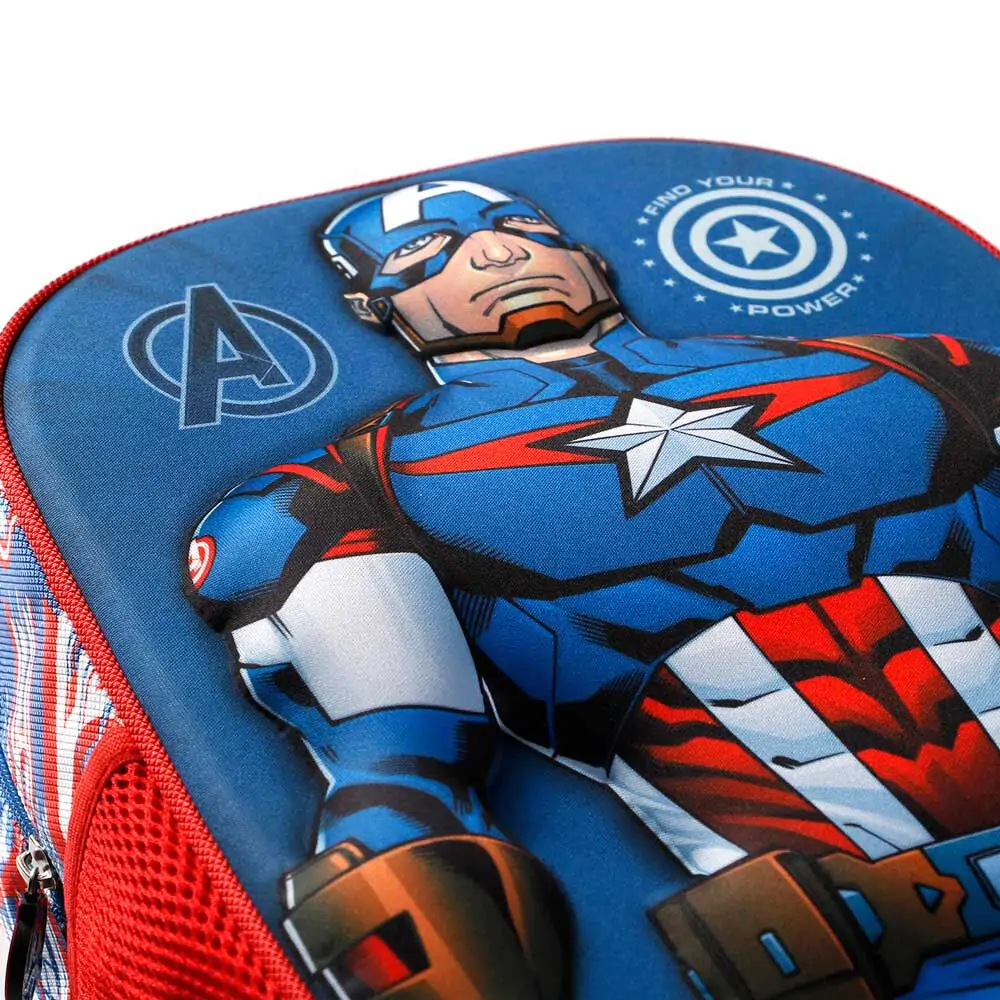 Marvel Captain America Prvi 3D nahrbtnik 31 cm fotografija izdelka