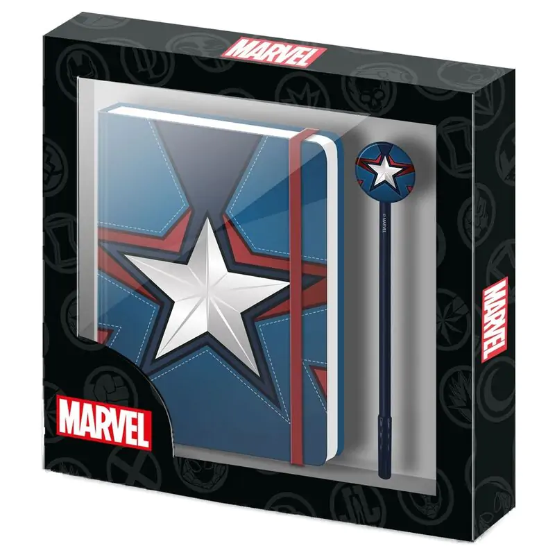 Marvel Captain America dnevnik + set pisala fotografija izdelka