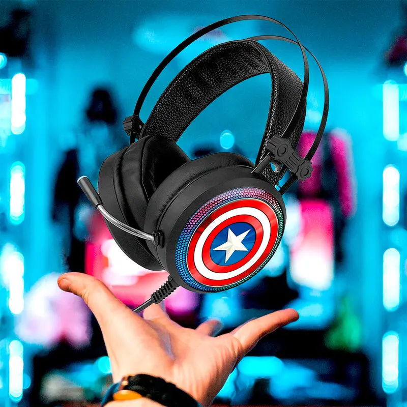 Marvel Captain America Gaming slušalke fotografija izdelka