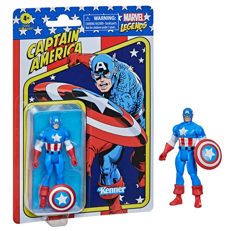 Marvel Legends Retro Collection Akcijska Figura 2022 Captain America 10 cm fotografija izdelka