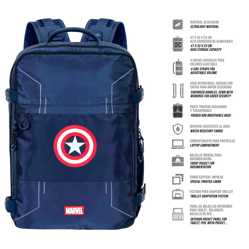 Marvel Captain America nahrbtnik 49 cm fotografija izdelka