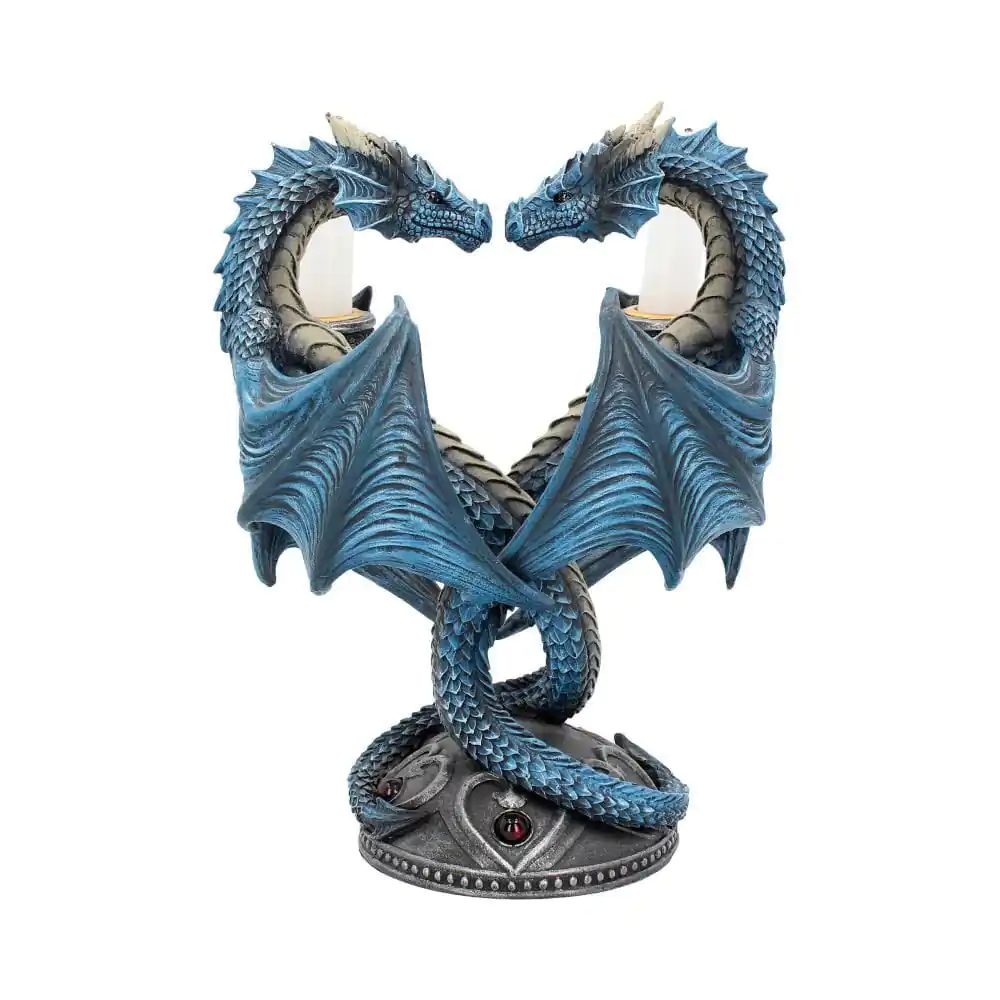 Anne Stokes Svečnik Dragon Heart 23 cm fotografija izdelka