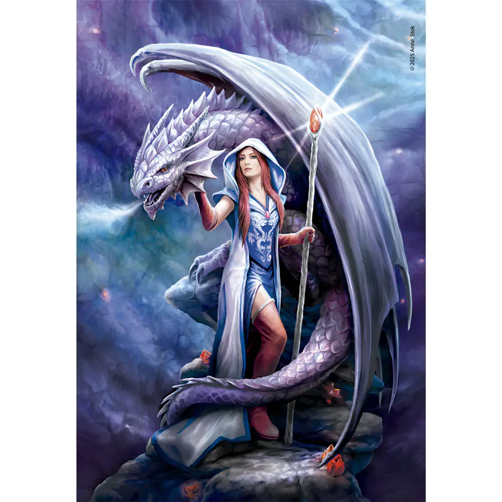 Anne Stokes Dragon Mage sestavljanka 1000 kosov fotografija izdelka