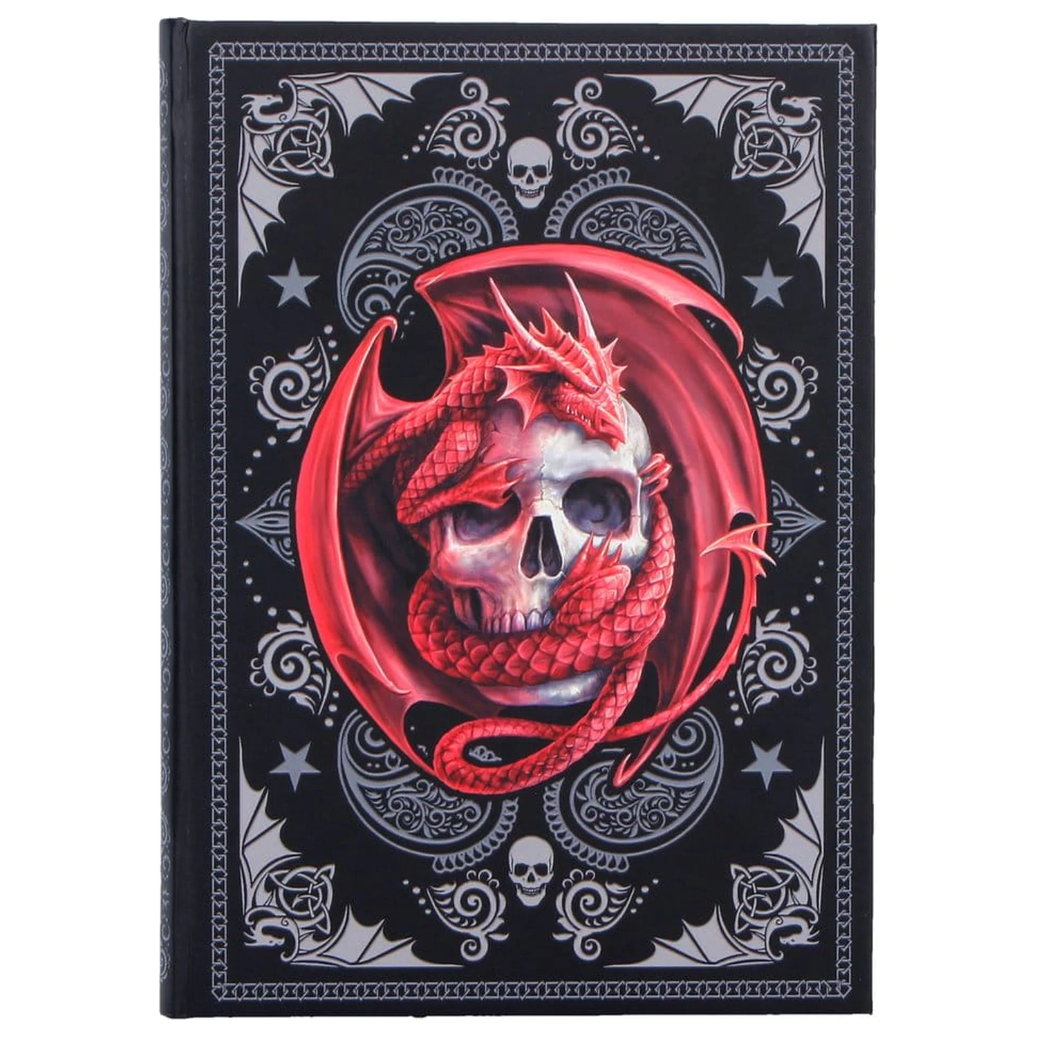 Anne Stokes beležnica Skull Embrace A5 fotografija izdelka