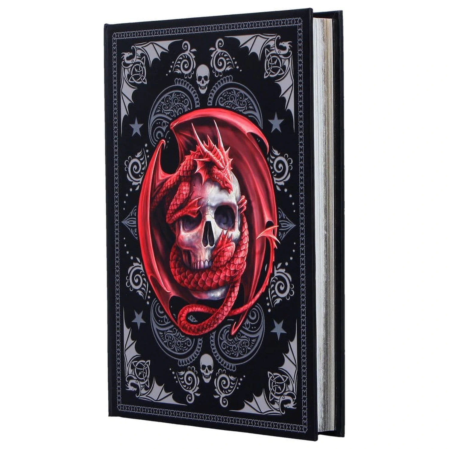 Anne Stokes beležnica Skull Embrace A5 fotografija izdelka