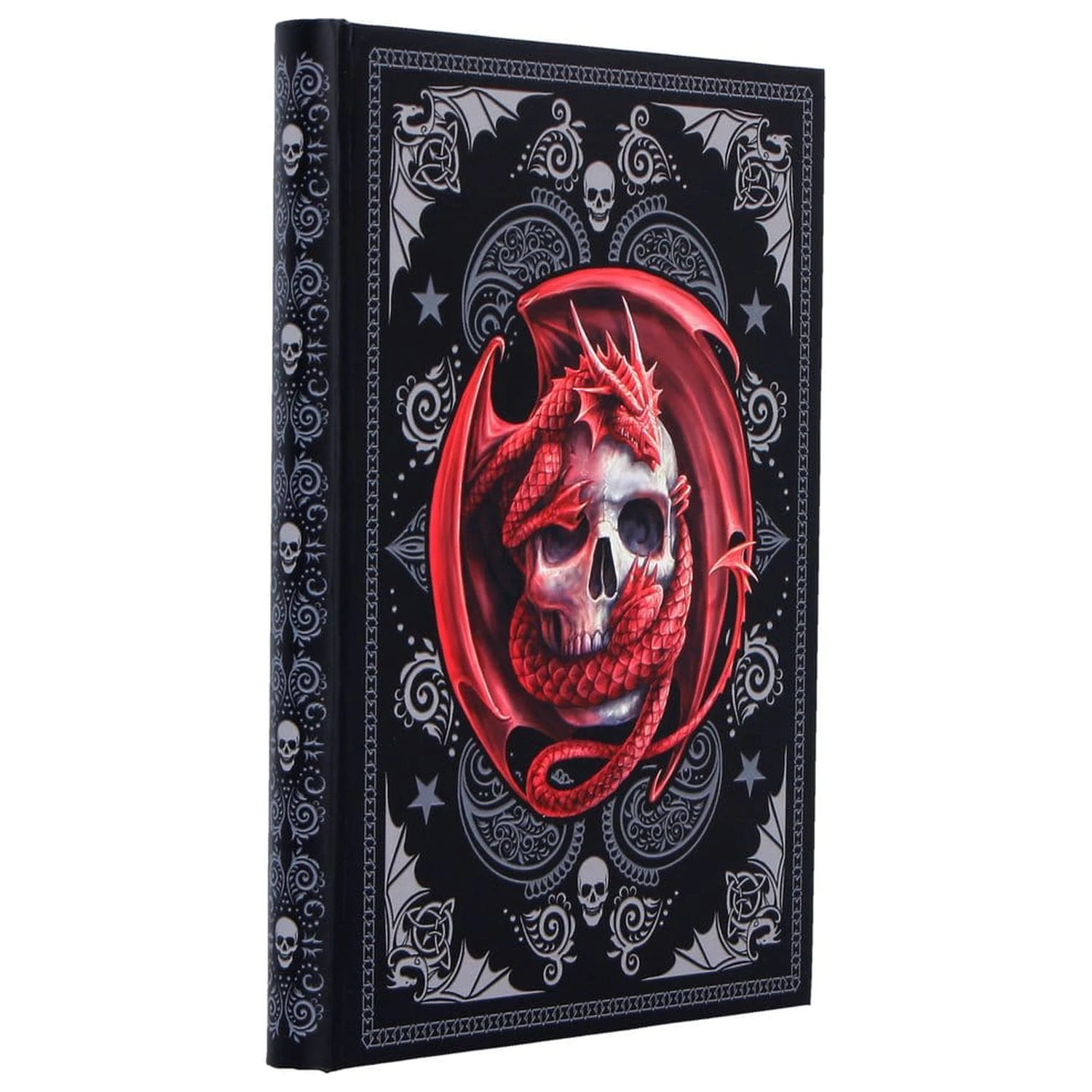 Anne Stokes beležnica Skull Embrace A5 fotografija izdelka