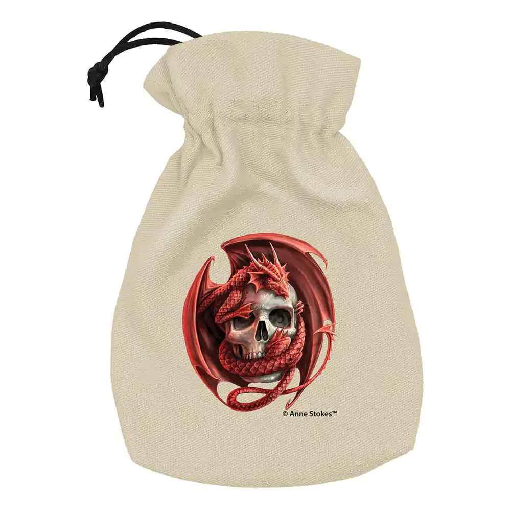 Anne Stokes vrečka za kocke Skull Embrace fotografija izdelka