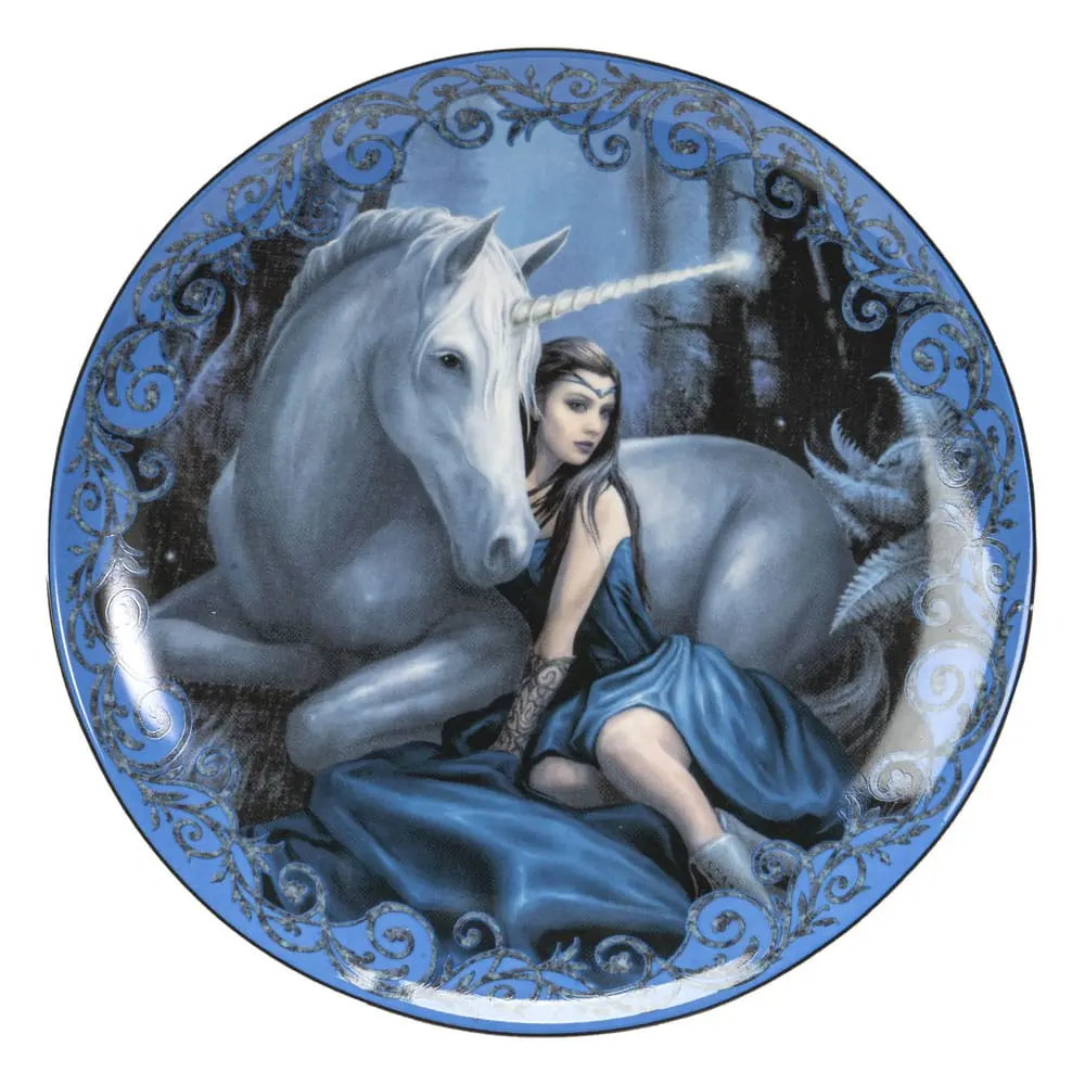 Anne Stokes Krožniki 4-Pack Unicorn and Maiden fotografija izdelka