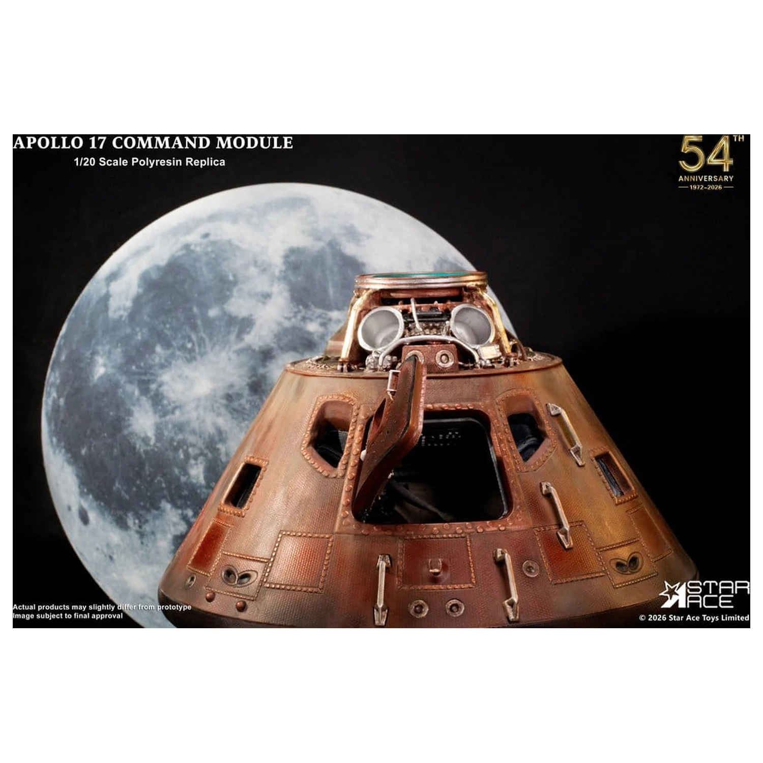 Apollo 17 replika 1/20 Komandni Modul 20 cm fotografija izdelka