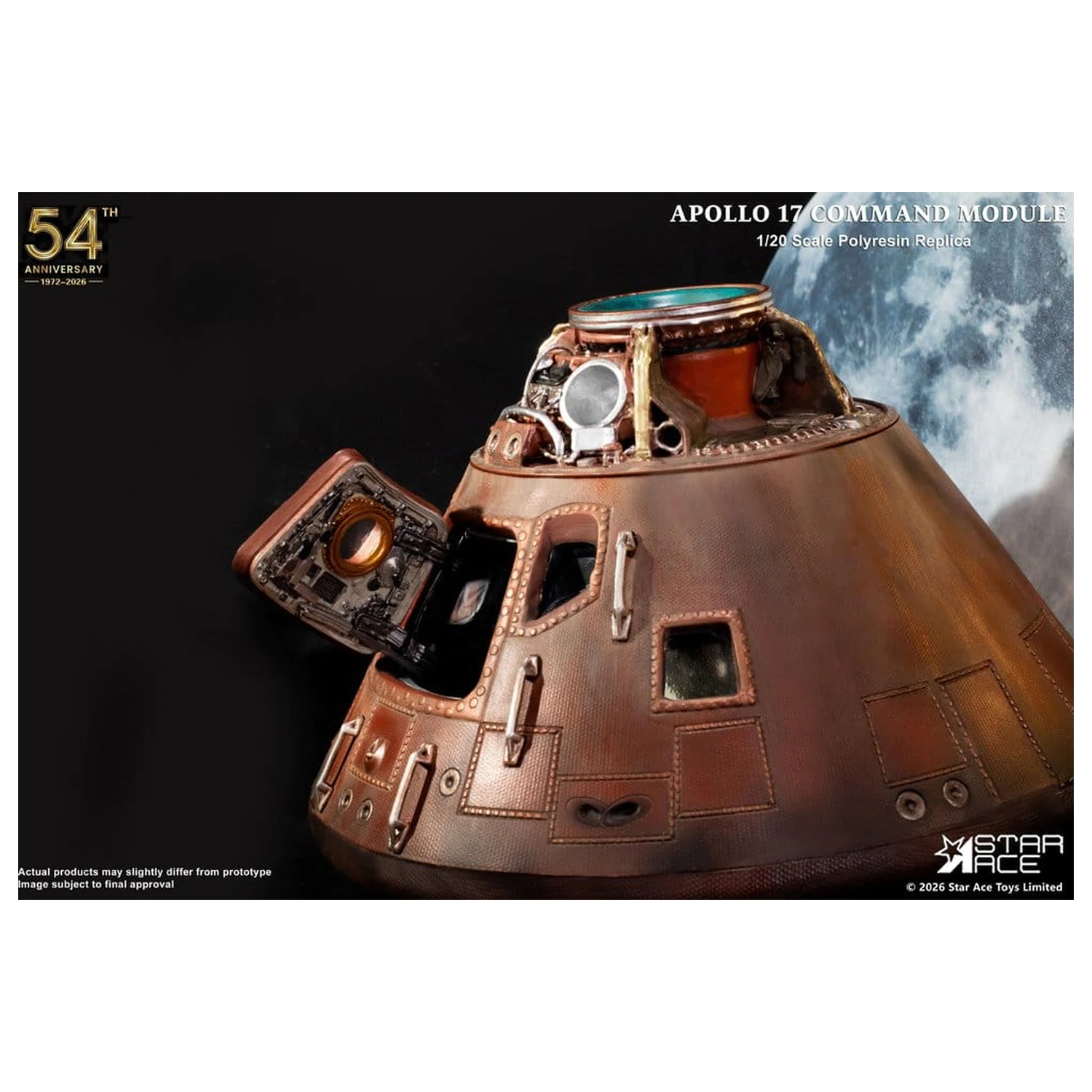 Apollo 17 replika 1/20 Komandni Modul 20 cm fotografija izdelka