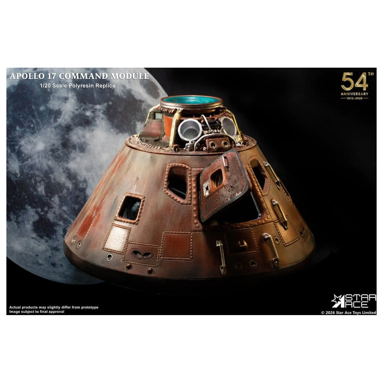 Apollo 17 replika 1/20 Komandni Modul 20 cm fotografija izdelka