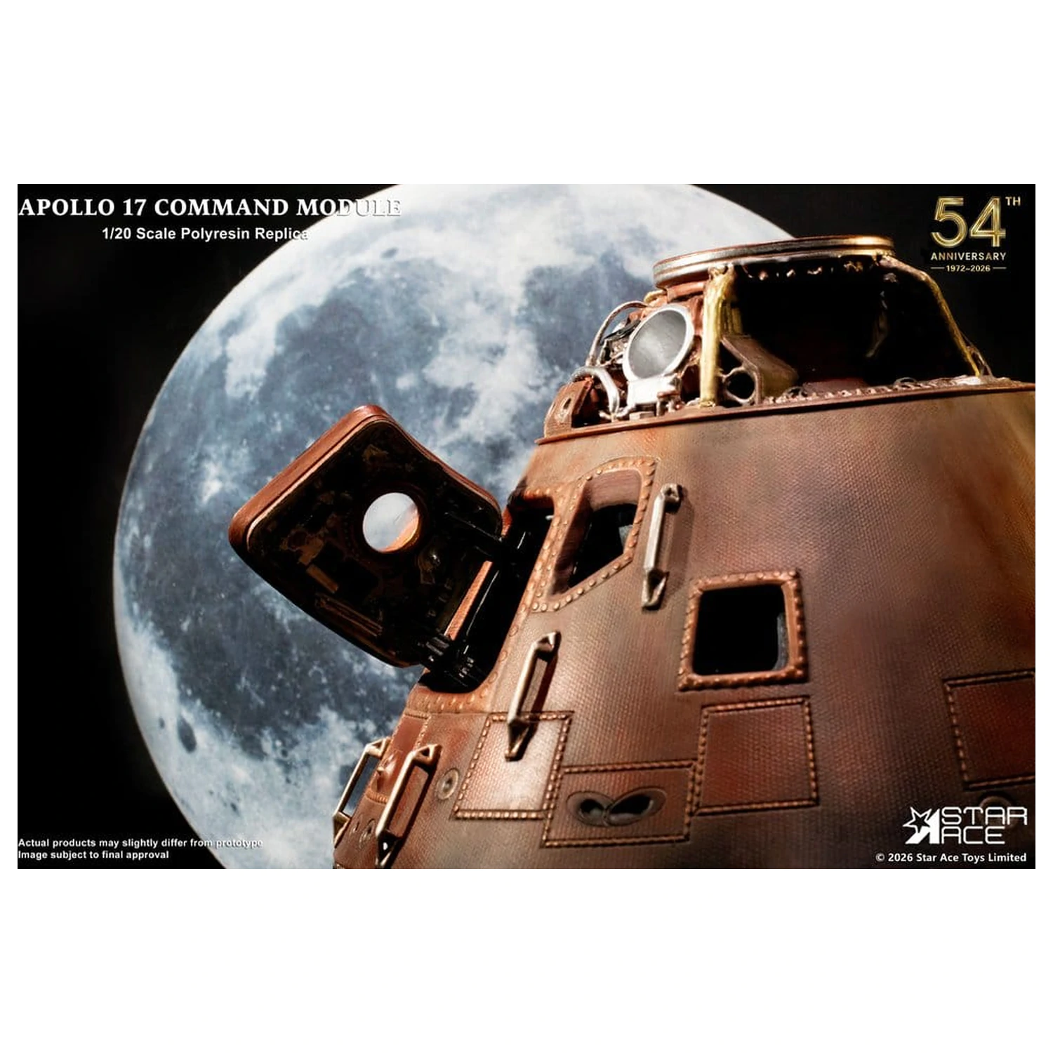 Apollo 17 replika 1/20 Komandni Modul 20 cm fotografija izdelka