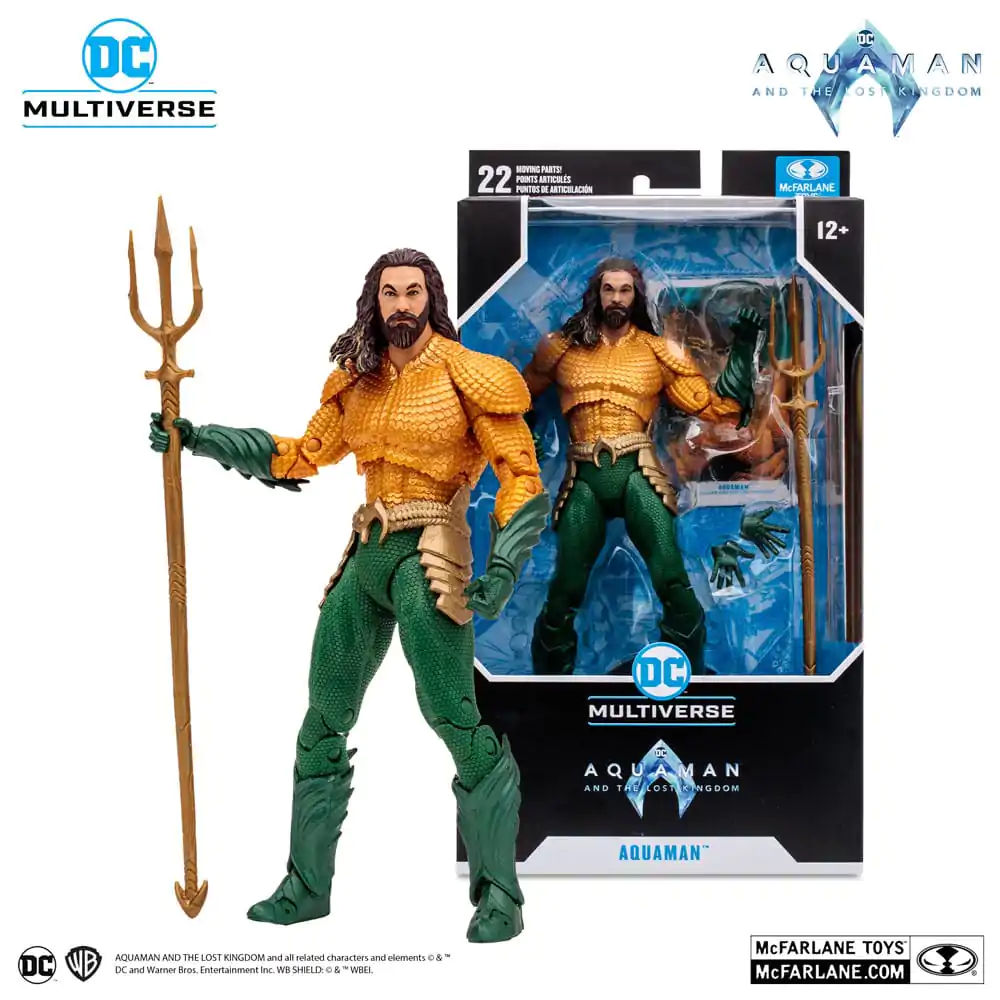 Aquaman and the Lost Kingdom DC Multiverse akcijska figura Aquaman 18 cm fotografija izdelka