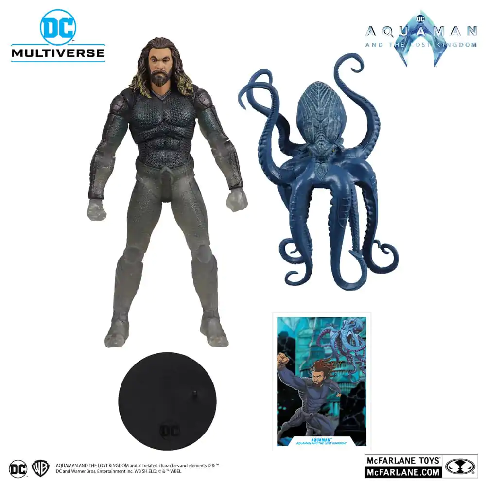 Aquaman and the Lost Kingdom DC Multiverse akcijska figura Aquaman (Stealth Suit with Topo) (Gold Label) 18 cm fotografija izdelka