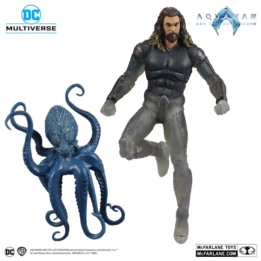 Aquaman and the Lost Kingdom DC Multiverse akcijska figura Aquaman (Stealth Suit with Topo) (Gold Label) 18 cm fotografija izdelka