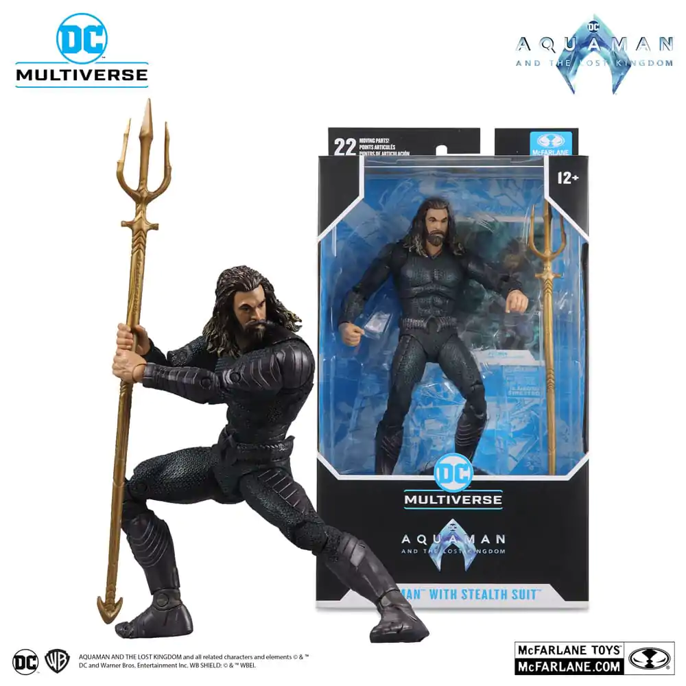 Aquaman and the Lost Kingdom DC Multiverse Akcijska figura Aquaman s Stealth Suit 18 cm fotografija izdelka