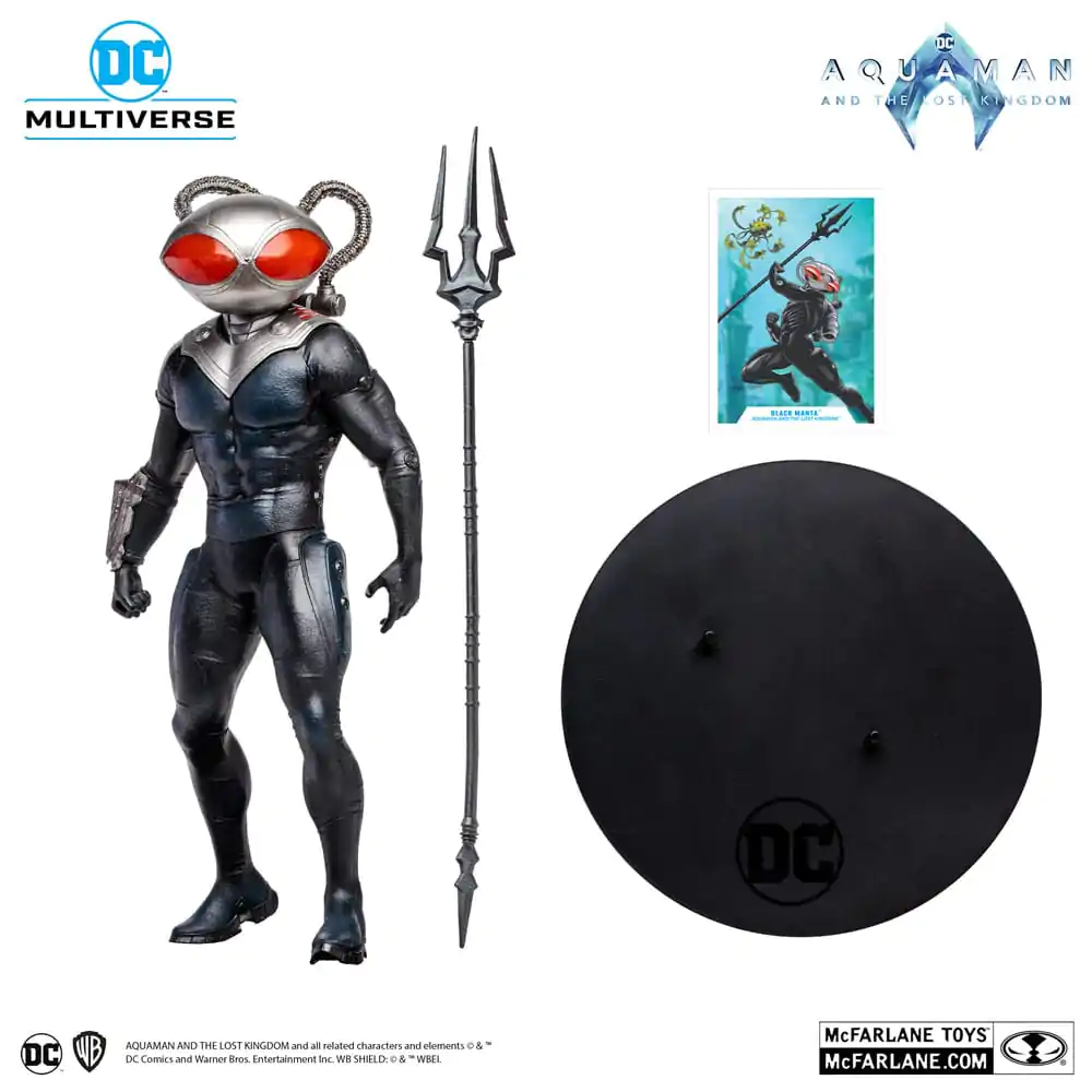 Aquaman and the Lost Kingdom DC Multiverse Megafig akcijska figura Black Manta 30 cm fotografija izdelka