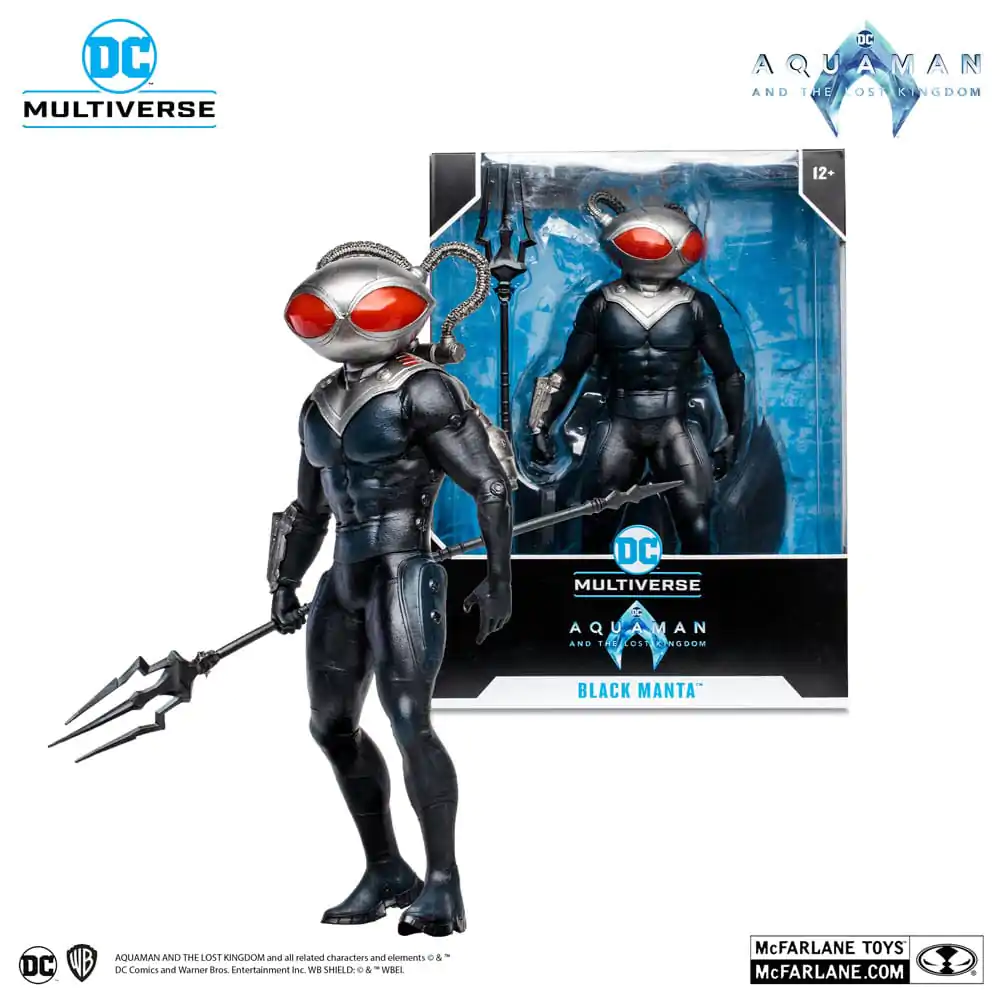 Aquaman and the Lost Kingdom DC Multiverse Megafig akcijska figura Black Manta 30 cm fotografija izdelka