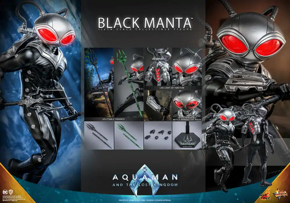 Aquaman and the Lost Kingdom Movie Masterpiece akcijska figura 1/6 Black Manta 34 cm fotografija izdelka