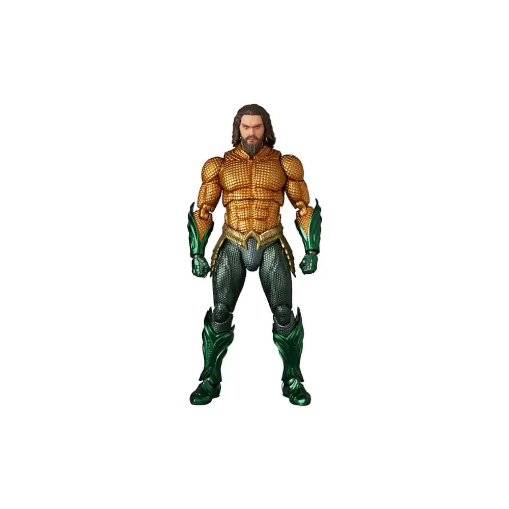 Aquaman Movie MAF EX Akcijska Figura Aquaman Gold & Green Suit 16 cm fotografija izdelka