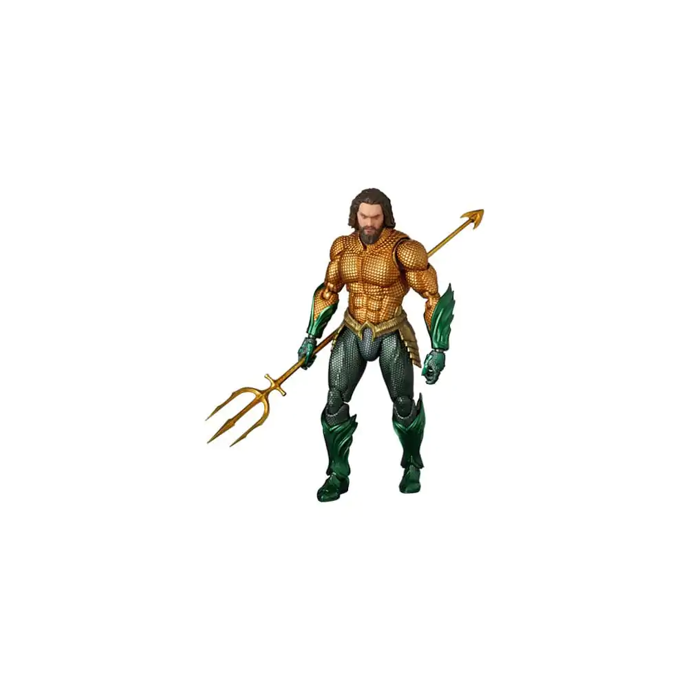 Aquaman Movie MAF EX Akcijska Figura Aquaman Gold & Green Suit 16 cm fotografija izdelka