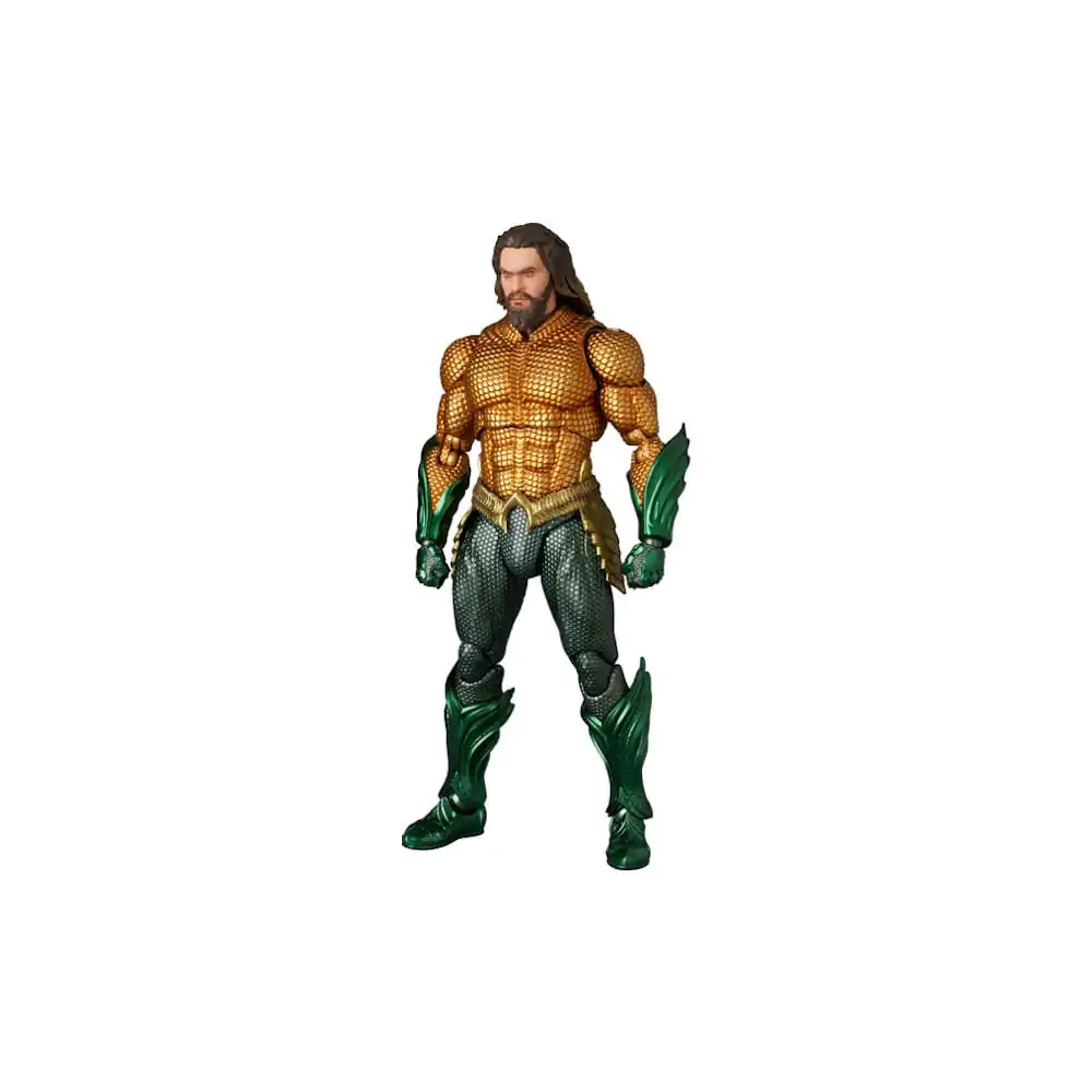 Aquaman Movie MAF EX Akcijska Figura Aquaman Gold & Green Suit 16 cm fotografija izdelka