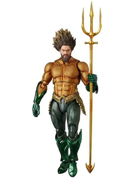 Aquaman Movie MAF EX Akcijska Figura Aquaman Gold & Green Suit 16 cm fotografija izdelka