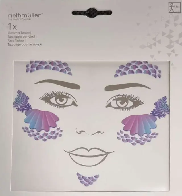 Face Tattoo fotografija izdelka