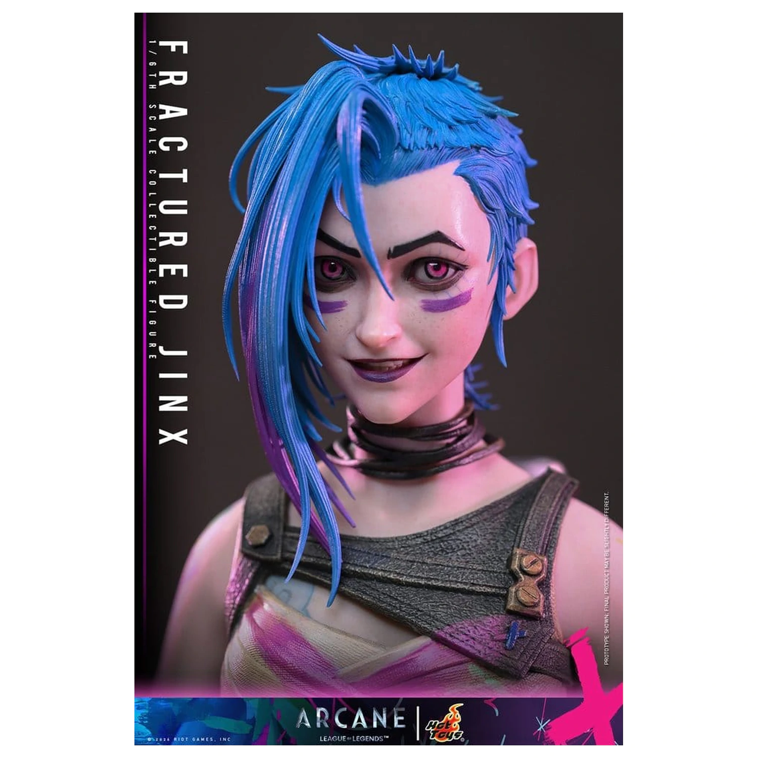 Arcane akcijska figura 1/6 Fractured Jinx 28 cm fotografija izdelka