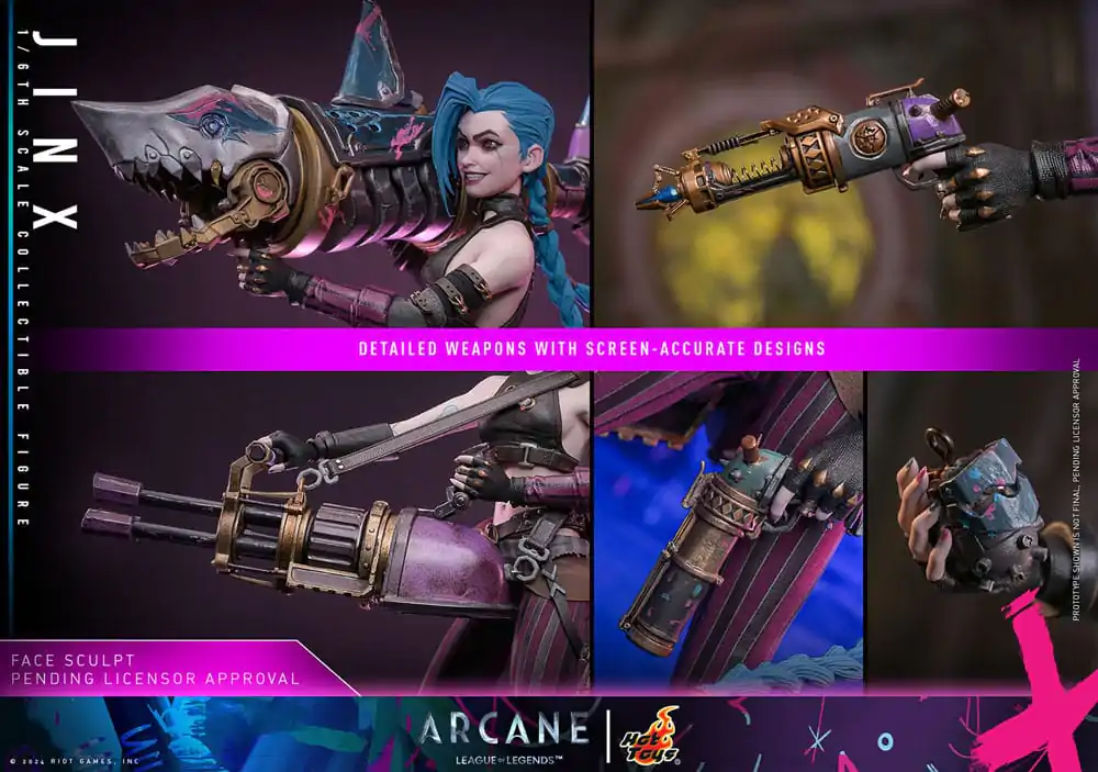 Akcijska figura Arcane 1/6 Jinx 27 cm fotografija izdelka