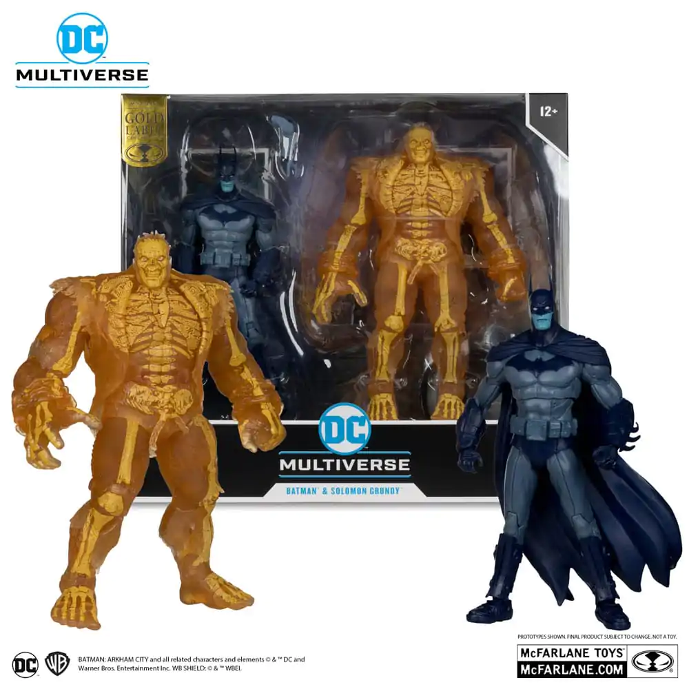 Arham City DC Multiverse Akcijska figura 2-Pack Batman & Solomon Grundy (Gold Label) 18 cm fotografija izdelka