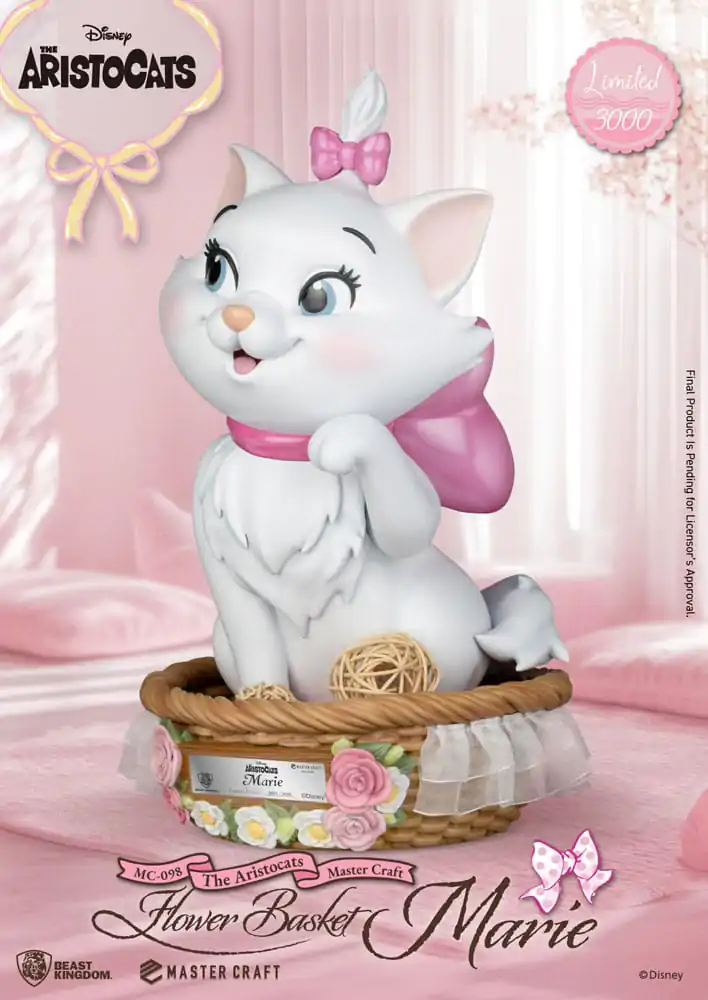 Aristocats Master Craft Kip Košara s cvetjem Marie 32 cm fotografija izdelka