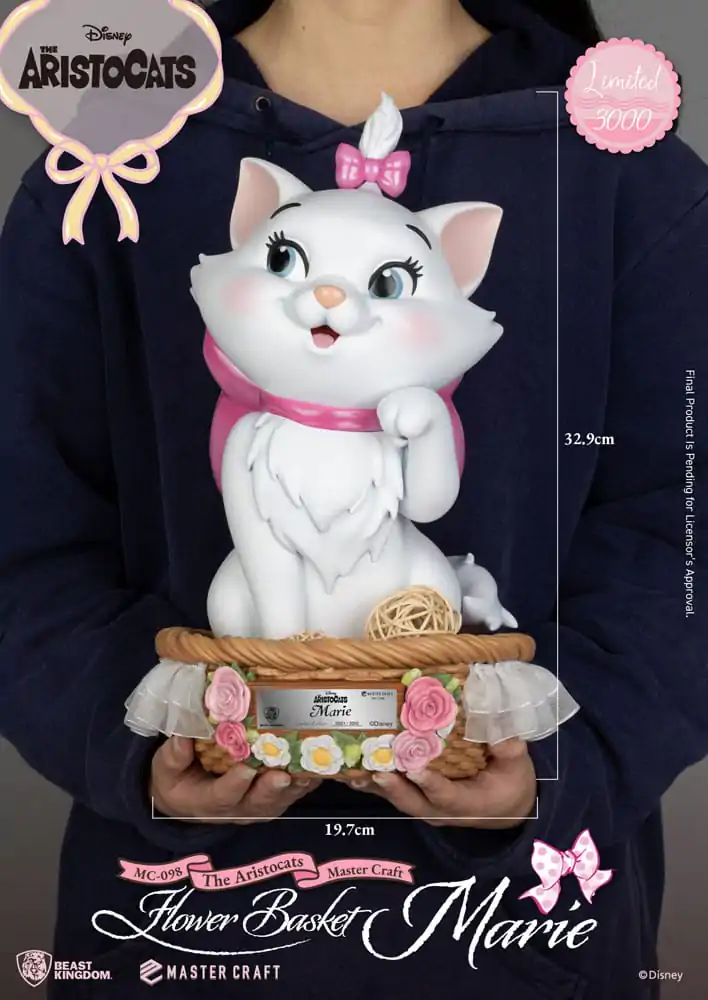 Aristocats Master Craft Kip Košara s cvetjem Marie 32 cm fotografija izdelka