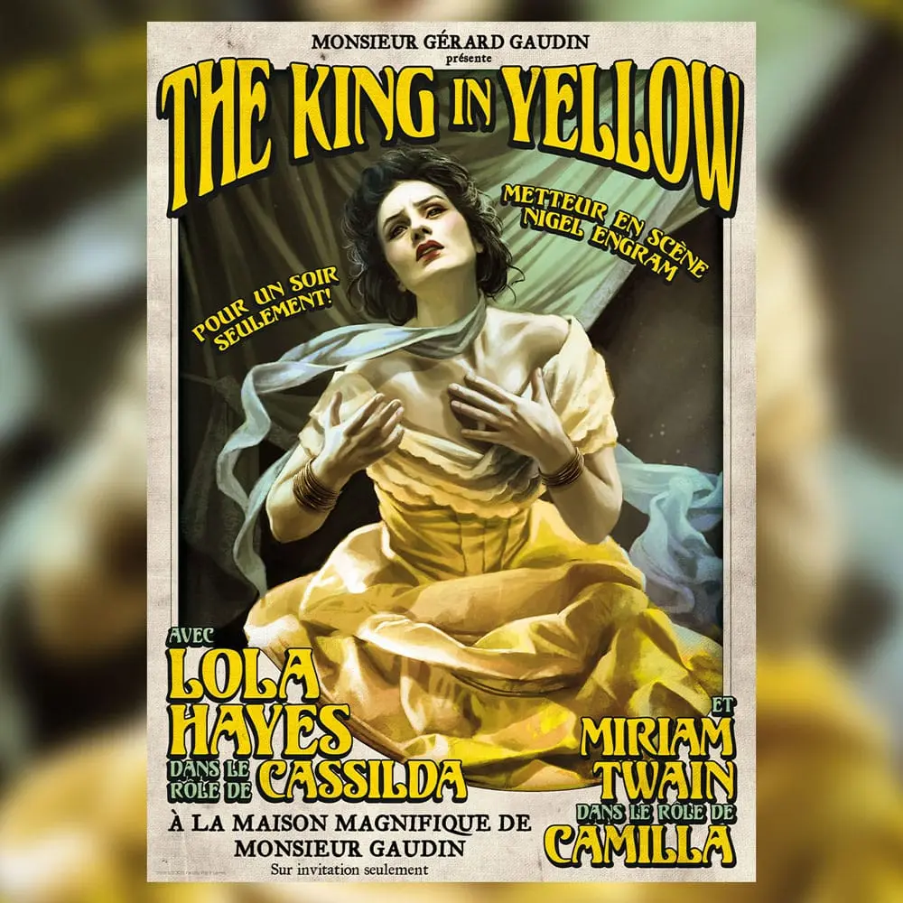 Arkham Horror umetniški tisk The King In Yellow Limited Edition 42 x 30 cm fotografija izdelka