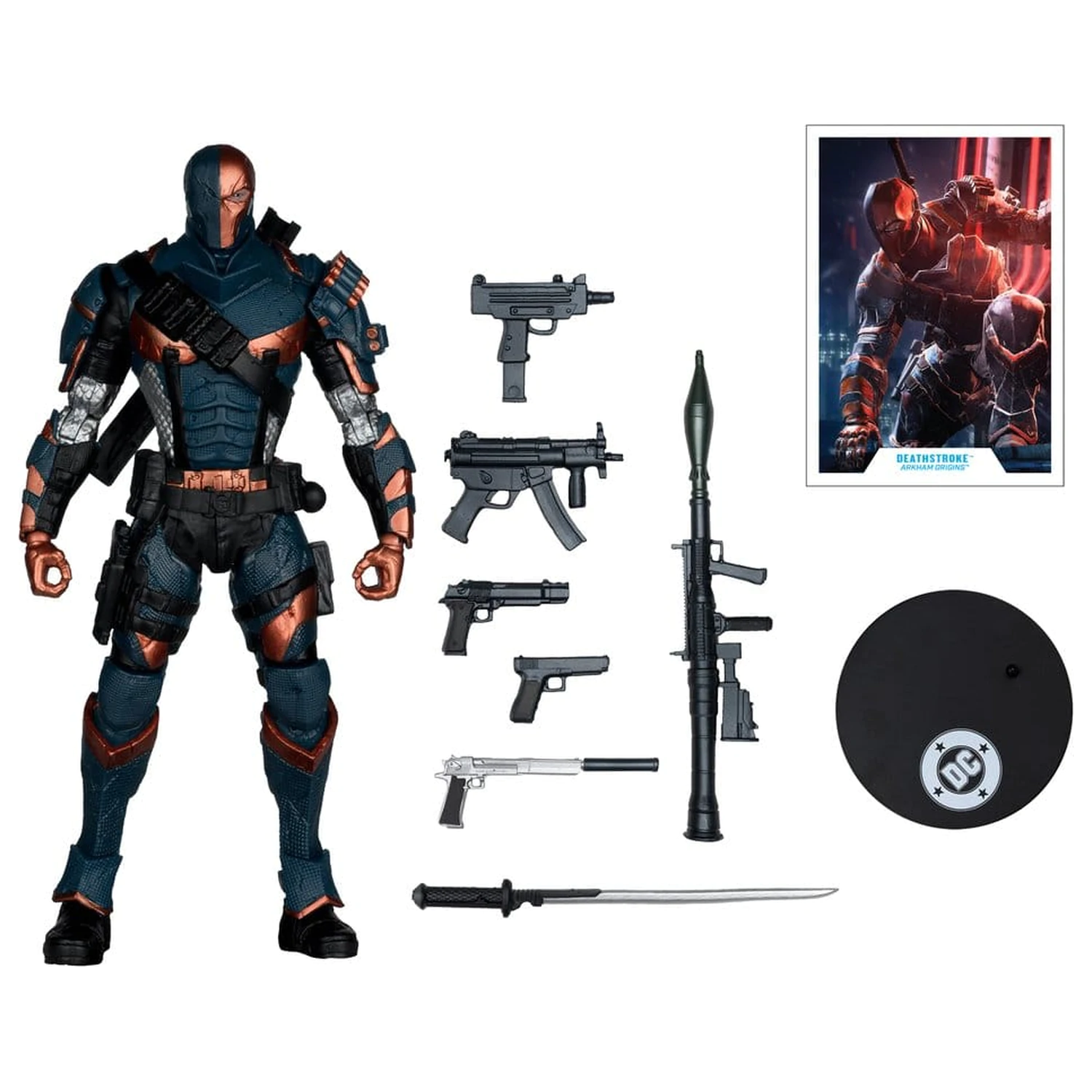 Arkham Origins DC Multiverse figura Deathstroke 19 cm fotografija izdelka