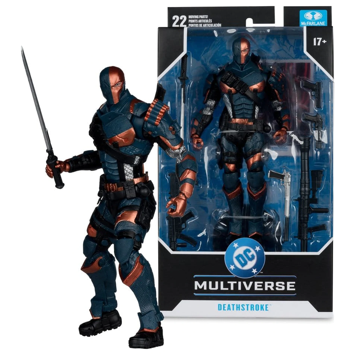 Arkham Origins DC Multiverse figura Deathstroke 19 cm fotografija izdelka