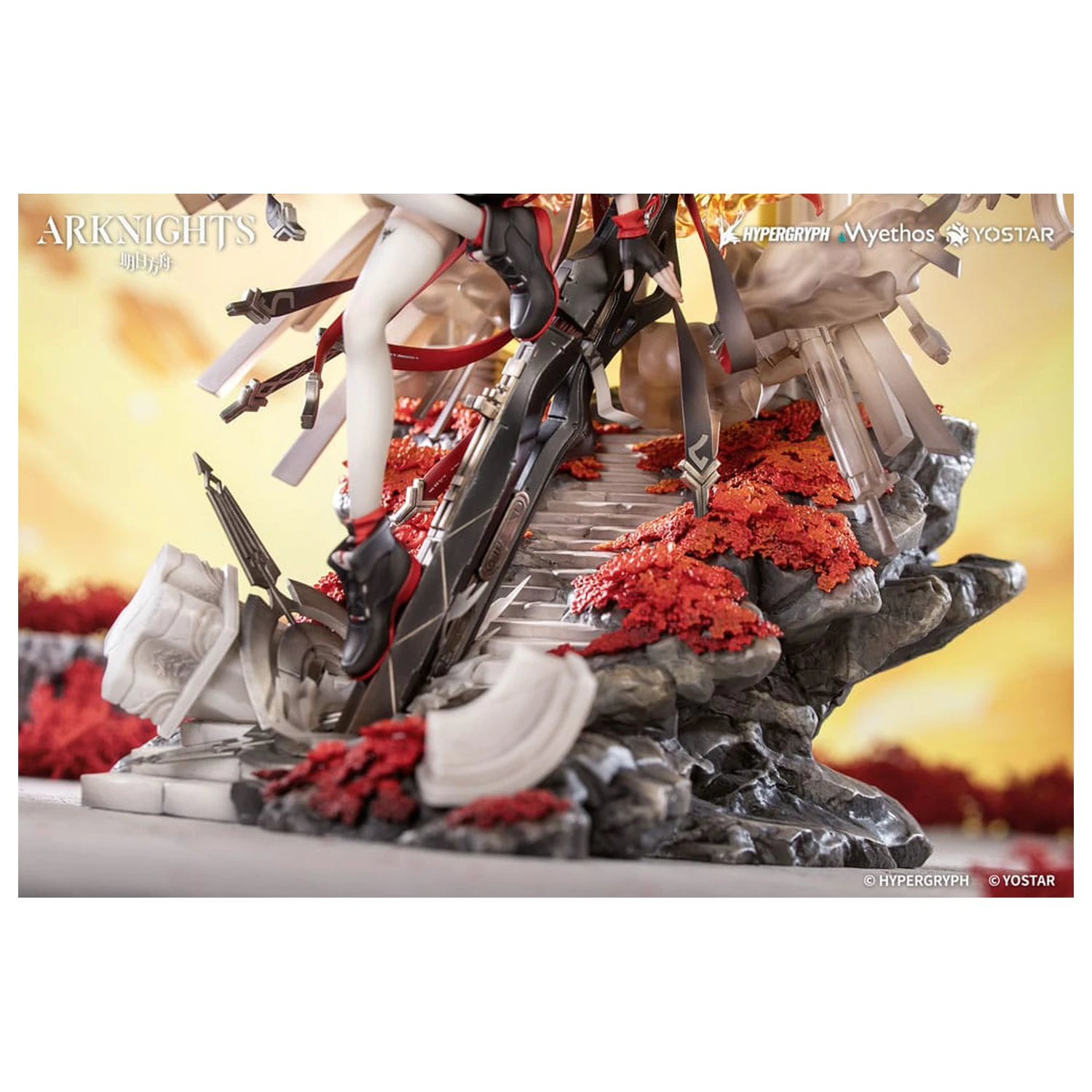 Arknights PVC kip 1/7 Exusiai the New Covenant: Elite 2 Ver. 36 cm fotografija izdelka