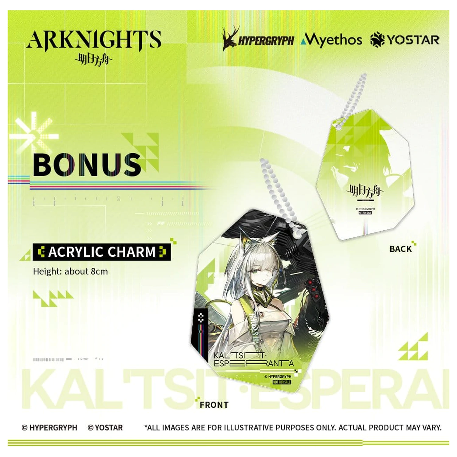 Arknights PVC figura 1/7 Kal'tsit Esperanta 42 cm fotografija izdelka
