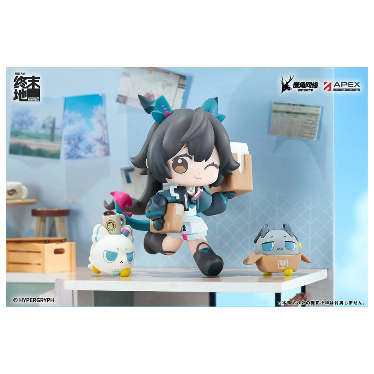 Arknights Cuties Series PVC Figura Endfield Chen Qianyu 12 cm fotografija izdelka