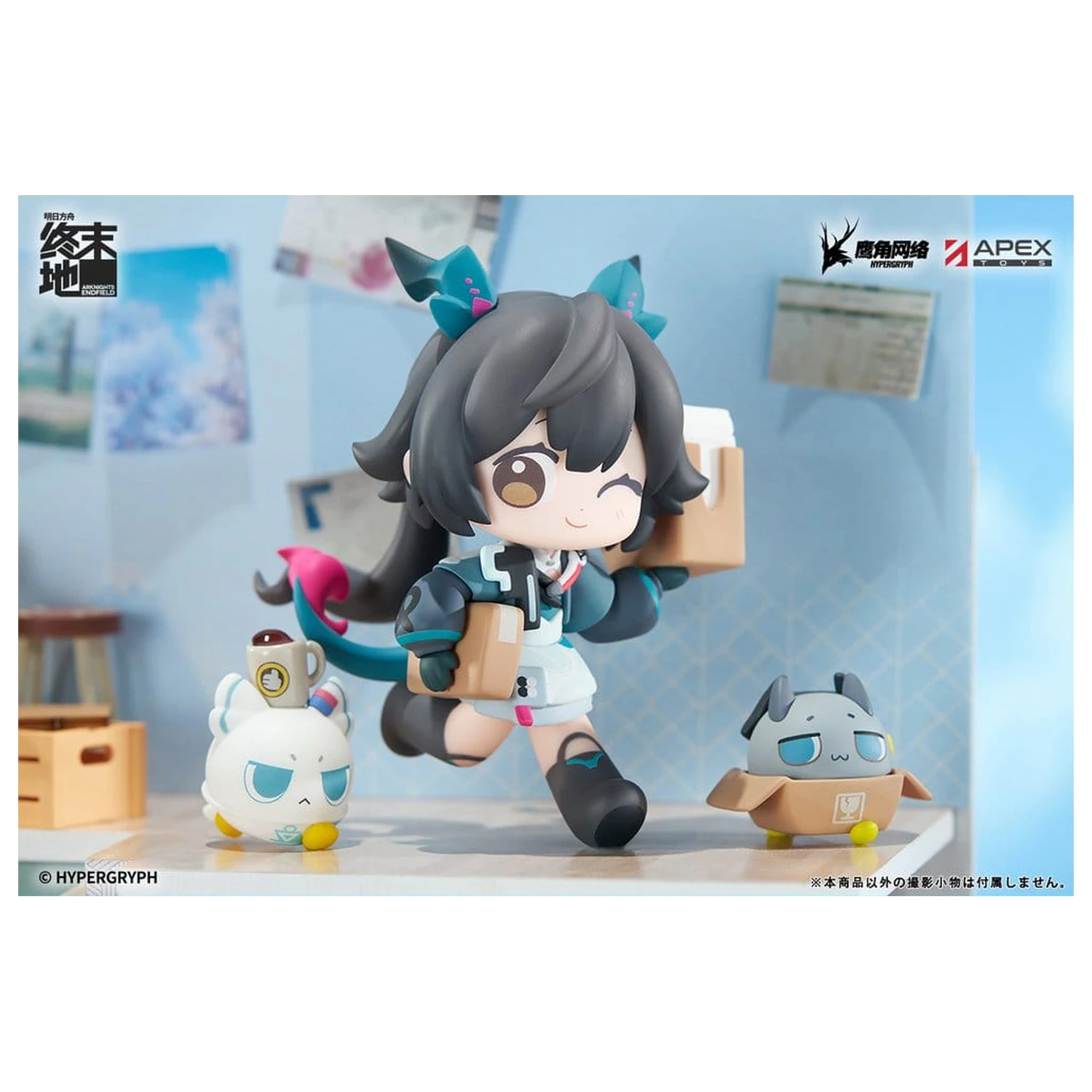 Arknights Cuties Series PVC Figura Endfield Chen Qianyu 12 cm fotografija izdelka
