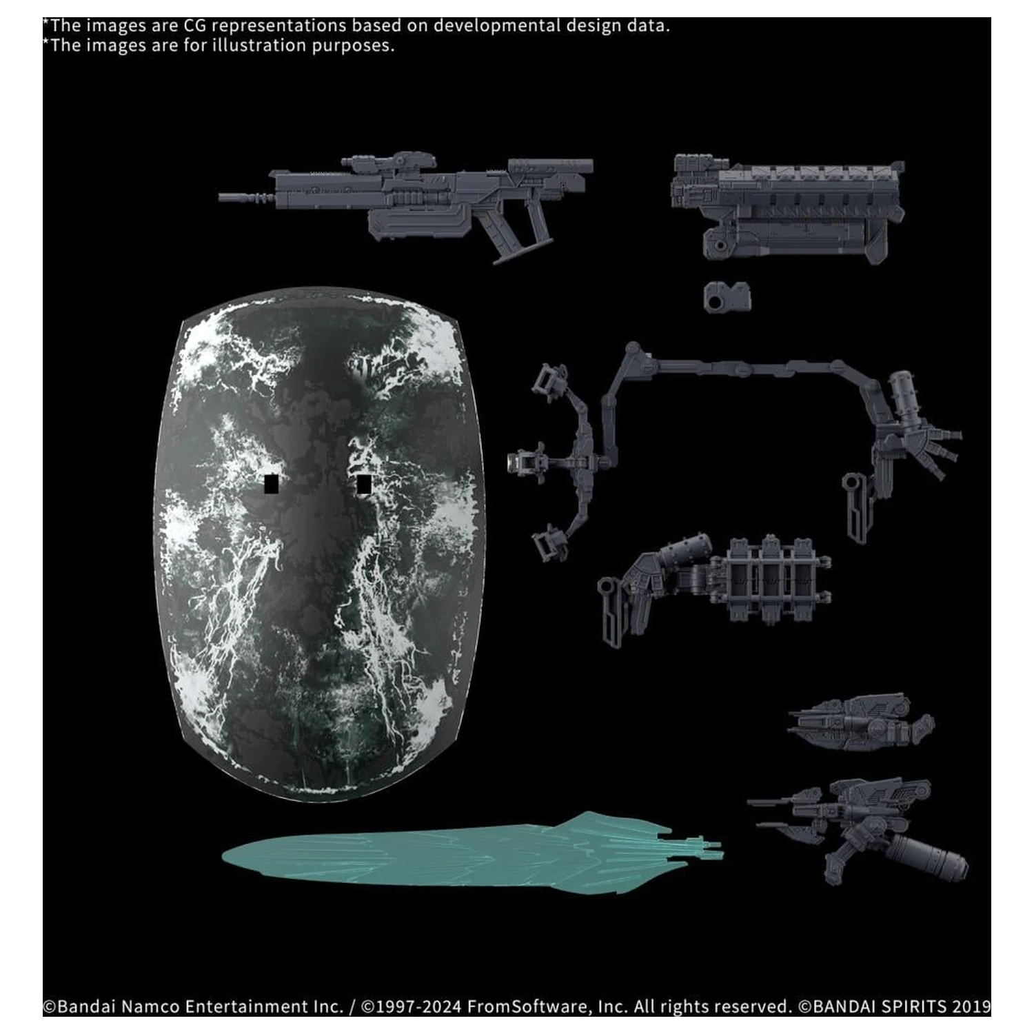 Armored Core VI Set orožja 05 Komplet dodatkov za modelčke fotografija izdelka