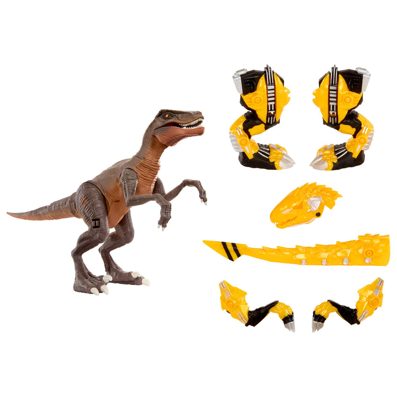 Armorsaurs Dinosaur Yellow Raptor Blaze figura fotografija izdelka
