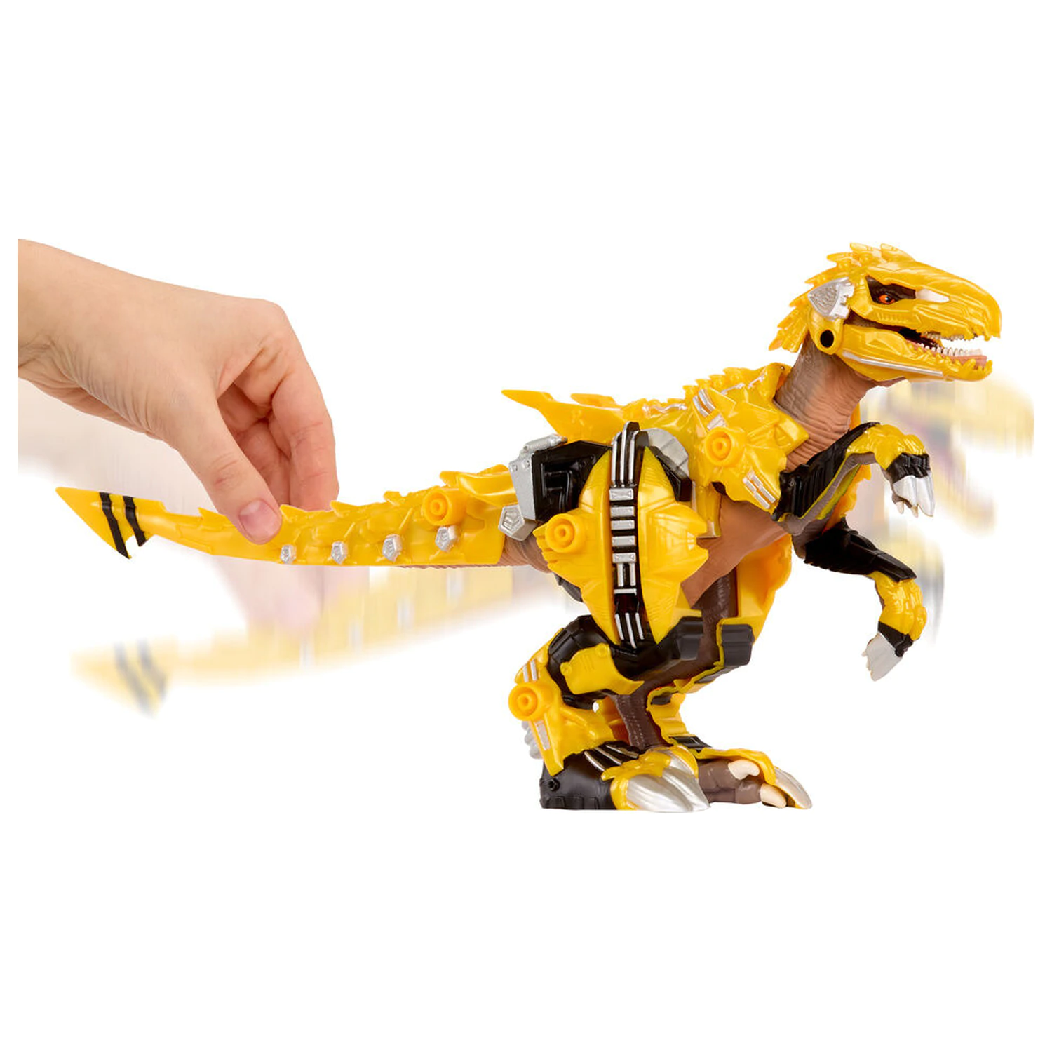 Armorsaurs Dinosaur Yellow Raptor Blaze figura fotografija izdelka