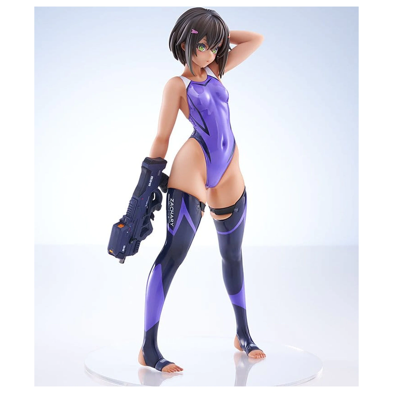 Arms Note PVC figura 1/7 Buchou-chan of the Swimming Club Purple Swimsuit Ver. 22 cm fotografija izdelka