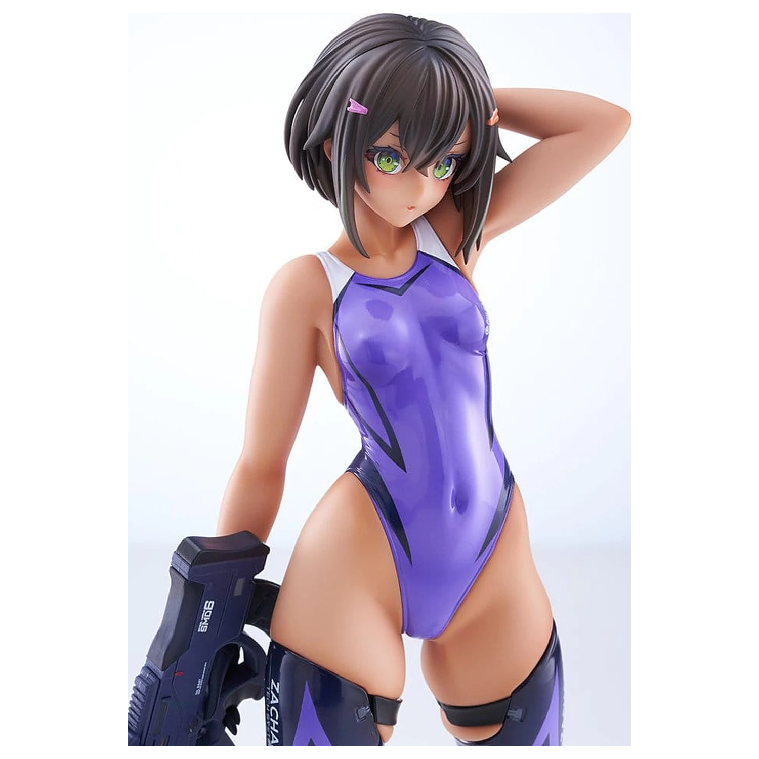 Arms Note PVC figura 1/7 Buchou-chan of the Swimming Club Purple Swimsuit Ver. 22 cm fotografija izdelka