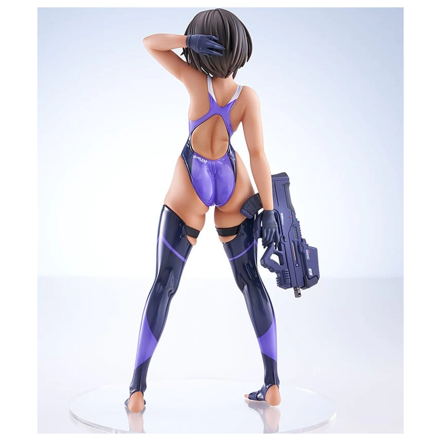 Arms Note PVC figura 1/7 Buchou-chan of the Swimming Club Purple Swimsuit Ver. 22 cm fotografija izdelka