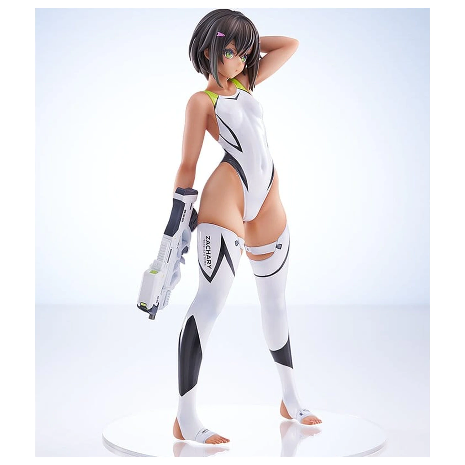 Arms Note PVC figura 1/7 Buchou-chan iz plavalnega kluba bela kopalna obleka Ver. 22 cm fotografija izdelka